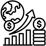 Black silhouette of a person dancing energetically.